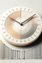 Product Concept: The LifeTime Clock Style: Minimalist & Modern Brand: Muji Inspirational Designer: Jasper Morrison The LifeTime Clock is an innovative and meaningful concept that helps users track and visualize the significant moments of their life. It's a physical product that merges traditional values with modern design aesthetics. It's a circular clock, around 12 inches in diameter, made from a combination of light-colored natural wood and matte white metal. The clock is divided into a series of concentric circles, each representing a different scale of time - hours, days, months, and years. The digits and markings on the clock are engraved into the wood, giving it a clean, minimalist look. The clock hands are thin and elongated, made from a matte black metal to contrast with the lighter background. Unique to this design, users can capture special moments in time with personalized markers. These markers could be small, colored metal clips that can be placed on the clock's face, marking the time and date of a significant event. A birth, a graduation, a marriage - each creating a colorful, meaningful addition to the clock's face. This concept is inspired by Jasper Morrison's minimalist yet functional design ethos. For the brand, Muji is chosen for its commitment to simplicity and emphasis on materials' natural texture, which perfectly aligns with the design spirit of this product. This clock is not just a time-telling device, but a canvas to paint the story of one's life. And, it would provide a unique and engaging challenge for sketching abilities, given its intricate details and blend of materials.