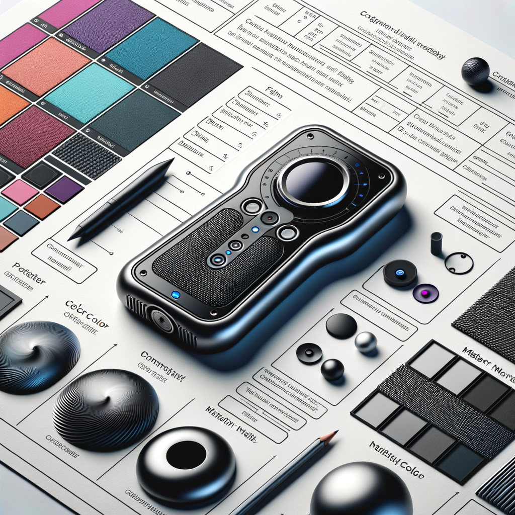 A industrial design CMF document is used by designers & factories to communicate the Color Material and Finish of a product, however it may distinguish other characteristics of the product as well. It is essentially a document that aims to prevent any ambiguity in design.
