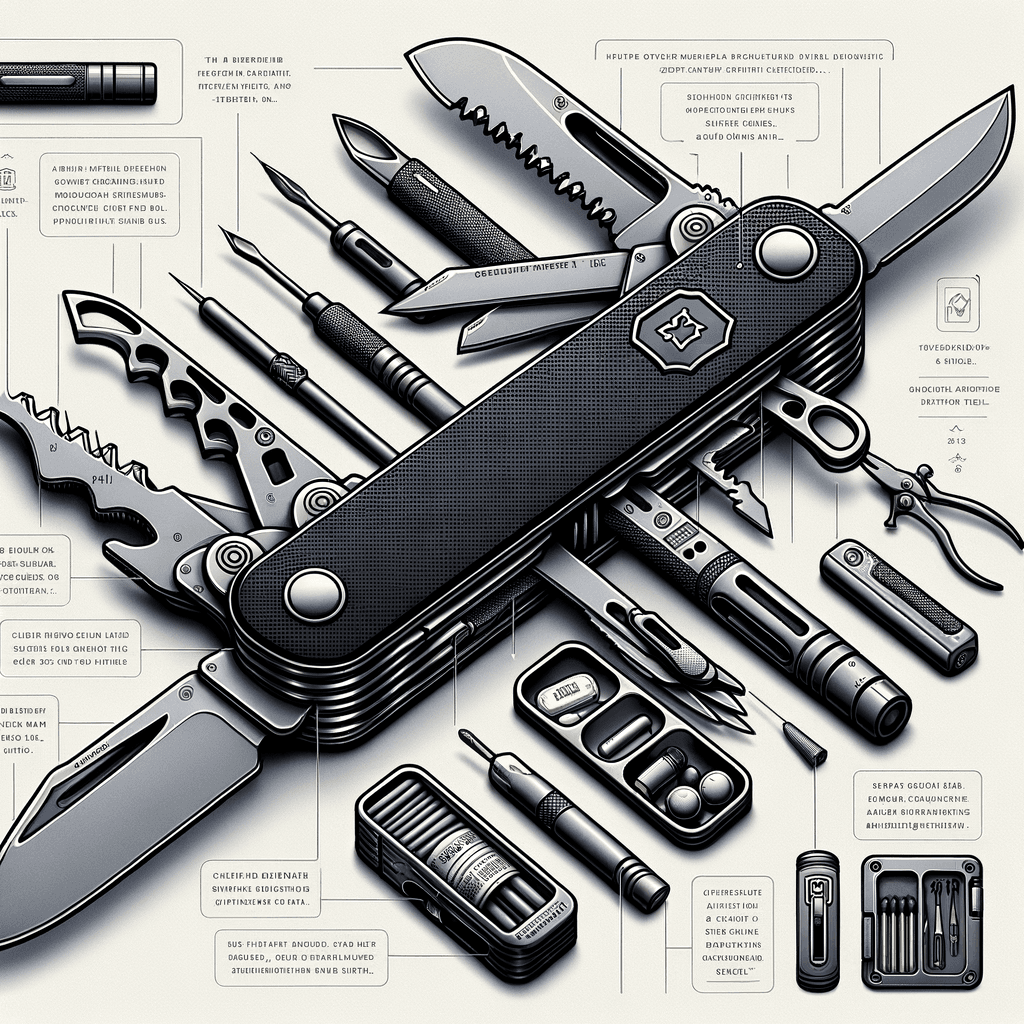 Excellent choice! Let's design a pocket knife with pockets. Product Name: Pocketeer Multi-tool Style: The design style will be 'Industrial Chic', reflecting a blend of functionality and elegance. Brand: Let's envision this as part of the Leatherman brand, a company known for their high-quality multi-tools. Inspiration: Swiss army knives and travel gear, where utility and compact design are paramount. Product Description: The Pocketeer Multi-tool is a pocket knife that takes utility to the next level, designed not only with a suite of tools but also with small pockets integrated into the design. The product is roughly the size of a standard pocket knife (3.5 inches in length when closed), but it includes small, secure pockets for storing essential items like matches, fishing hooks, or small pills for emergency situations. The overall color scheme is rugged black and steel gray, with high-quality stainless steel for the tool components and durable, heat-resistant resin for the body. It has a unique locking system for the tools and pockets to ensure user safety. The tool suite includes a blade, a can opener, a screwdriver, a bottle opener, and a small scissors. The pockets, found along the sides of the handle, have secure snap closures and watertight seals. This is not just a tool; it's a compact survival kit. Remember, Austin Texas's relaxed and adventurous spirit while designing this. It's a city that loves its outdoors, and this product embodies that love. I always find the vibrant energy of Austin so inspiring! This multifunctional product will provide a challenging yet exciting sketching experience for you - consider all the unique features and the complex form factor. Happy sketching!