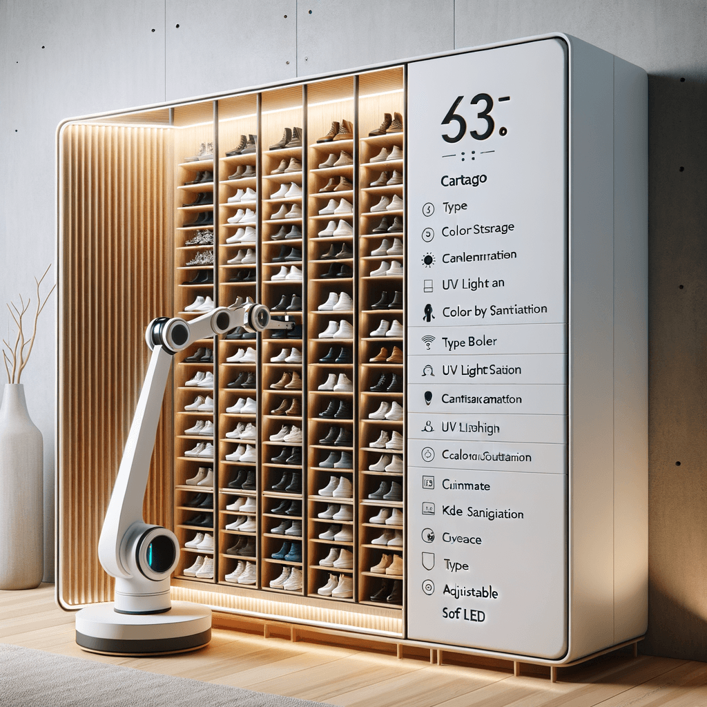 Style: Modern Minimalist Brand: Nordic Living Inspiration: Sleek modern furniture design, high-tech features, and the beauty of footwear artistry Product Details: This innovative shoe storage and catalog unit will be a blend of practicality, modern design, and state-of-the-art technology. The unit will be about the size of a regular wardrobe (around 6 feet tall and 4 feet wide), with a combination of white and natural oak color, and equipped with touch-sensitive screens on the front. The clean and minimalist aesthetic will ensure it integrates seamlessly with any modern home decor. The storage unit will use a robotic arm system that automatically collects shoes placed in a drop-off section. It will then scan and catalog each shoe by its type, color, brand, and size. Users can easily find their shoes by accessing the digital catalog via the touchscreen panel or via a mobile app. To maintain the shoes in the best condition, the unit will also be equipped with a climate control system to adjust humidity and temperature. UV light sanitation can be activated as needed to help keep shoes fresh and clean. Additionally, the storage system will feature soft LED lighting that accentuates the shoes and creates a warm, welcoming ambiance in the room. The LED lights can be adjusted in intensity and color. This unit represents the perfect amalgamation of tech and lifestyle, creating a functional piece that doubles as a focal point for any home setting. This product will be a fun and challenging design to sketch, with its blend of architectural elements and technology. And remember, the beauty of design is that it's always evolving, just like our wonderful city of Austin, Texas.